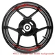 17'' Rim Sticker Letters Stripes For Yamaha TRACER 900 FJ-09 2015-2020