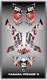 Yamaha YFZ 450R 450X 09-13  ATV QUAD 07- UP SEMI CUSTOM GRAPHICS KIT MATRIX
