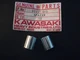 KAWASAKI H1/KLT200/F7/F2TR/F2/F1/F6 FUEL TANK MTG SPACER SET NOS!