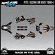 Graphics Kit for Suzuki DR650 (All Years) DR 650 Shaders - ORANGE