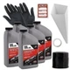 Factory Racing Parts SAE 10W-40 5qt Oil Change Kit Fits Yamaha YZF- R1, YZF- R1M