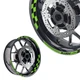 Green 17 inch GP01 Wheel Sticker For Suzuki SV 650X 2019-2020