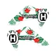 Husqvarna shroud decals tropic white 2019-22 Big Bike models 125-450 FREE SHIP!
