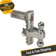 Trimax TRZ8AL-RP Razor Aluminum 8" Adjustable Hitch with 2" and 2-5/16" Ball