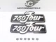Honda CB 750 Four K3 K4 K5 K6 Side Panel Emblem 2x Fairing + 6 X Clip Replica