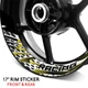 17 inch Vinyl Wheel Rim Stickers S23W For Yamaha FZ10 MT-10 18 19 20 21