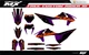 Fit KTM XCW XCFW EXC EXCF 2020 to 2023 & 2019 to 2022 SX SXF XC XCF graphic kit