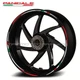 Wheel stripes for DUCATI Panigale 1199 1299 959 V2 V4 stickers rim decals white