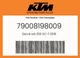 KTM Genuine Decal Set 250 Xc-F 2018 - 79008198009