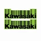 6" KAWASAKI DECAL 10 PK