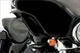 Memphis Shades Black Fairing Side Deflectors for Harley Batwing FLH/T 96-13