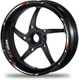 Ducati Panigale Motorcycle Wheel Decals Rim Stickers 899 959 1199 1299 Grey Gold