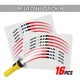 SH18 Yellow Reflective Wheel Sticker Tape For Honda CBR1000RR-R Fireblade 20-21