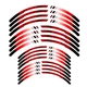 21" 18" A01B Stripe Dirt Bike Wheel Rim Stickers For Kawasaki KX 250X 21-23 22