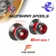 Billet Red M6 Rear Swingarm Spools Twall For Yamaha YZF R1 S R1M 15 16 17 18