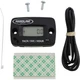 HARDLINE 2212-0399 HR-8067-2 Resettable Hour Meter/Tachometer with Log Book