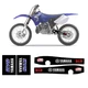 2005-2023 YAMAHA YZ250 YZ125 KYB Upper Fork and Swingarm Graphic Set Black