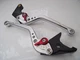 Yamaha FJR1300 (04-2020), CNC levers long silver/red adjusters, F16/C777