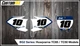 Husqvarna TC 65 50 2017-2018 Printed Number Backgrounds TC65 TC50