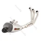 For Yamaha MT-09 FZ09 FJ09 Tracer 900GT/FJ Motorcycle Front Header Exhaust Pipe