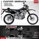 Motorcycle Stickers Wrap Design Kit for KLX400R KLX 400 R 2002 2003 2004 D&eacute;cor