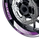 Purple GP07 Inner & Edge Wheel Rim Decals For Honda CB650R 19 20