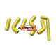 YELLOW Silicone Radiator Hose For KTM 400EXC 450EXC 525EXC 2002-2006 03 04 05 06