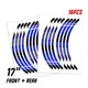 Blue A01B Wheel Decal Sticker For Kawasaki Z900 2017-2021 20 19 18