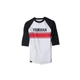 Factory Effex Adult Men Yamaha Vintage Baseball T Shirt M L XL 2XL White