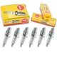 6 pc NGK 3922 BR6HS Standard Spark Plugs for WR7AC WR7A W20FSRU W20FSR RL86C hp