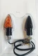 BLACK SHORT LAMP ARROWS APPROVED for Honda XR 250 SM Dall'Ara - XR 400 RT