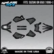 Graphics Kit for Suzuki DR650 (All Years) DR 650 Ember Series - SMOKE