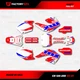 Red White Blue Shift Racing Graphics Kit fits Honda Cr125 Cr250 00-01 CR 125 250