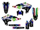 2019-2022 YZ 450 FX SERAPE Black Senge Graphics Kit Compatible with Yamaha