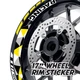 SP13 17'' Rim Wheel Stickers Decal Kit For Suzuki GLADIUS 650 SFV650 09-15 14 13