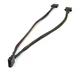 Power Supply Molex 4 pin Y Cable Splitter CB-Y12SL 13" Black Sleeve 18 AWG