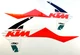 Factory Effex SR1 Graphics Shrouds KTM XCW XCWF EXC 17 18 19 NEW