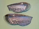 TRIUMPH T100 T120 BONNEVILLE TR6 1966-68 PETROL FUEL TANK BADGES 82-6887 82-6888