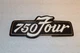 Honda New CB750 Replica Side Cover Emblem 750 K3 K4 K5 76 87123-341-673 CB750K