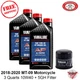 OEM Yamaha 2018-2020 MT-09 Oil and Filter 10W40 Yamalube Oil Change Kit 5GH