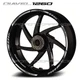 Ducati DIAVEL motorcycle wheel decals rim stickers stripes Laminated 1260 Silver