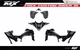 Fits YAMAHA YFZ450R 450X (2014 to 2024) graphic kit decals stickers racing yfz