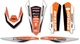 Factory Effex Universal Trim Kits Orange 19-50530