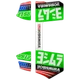 YOSHIMURA  RS12 MUFFLER DECALS GREEN  RS12-NB012  fitment in desc