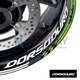 Purple Rim Tape 17 inch Wheel Sticker AA02 Fit Aprilia DORSODURO 1200 750 900