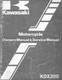 OEM Genuine Kawasaki Dealer/Owner's Service/Repair Manual 1985 KDX200