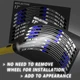 Blue 17" Rim Reflective Wheel Stickers SH29 For Honda CB500F 19 20 21