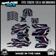 Graphics Kit for STACYC 12 EDRIVE and 16 EDRIVE BRUSHED Prime - Magenta Fade