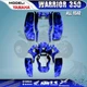 Graphics Kits Decals For YAMAHA WARRIOR 350 ALL YEAR Stickers Flame Blue