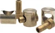 Motion Pro Cable Fittings Barrel Nipple 5/16in. for 2mm Wire 01-0003